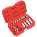 Sealey AK751 18pc Bolt, Stud & Screw Extractor Set
