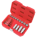 Sealey AK751 18pc Bolt, Stud & Screw Extractor Set