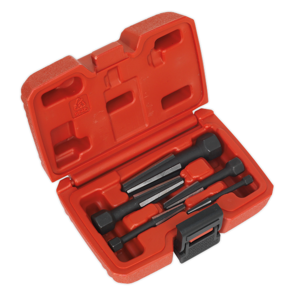 Sealey AK752 5pc Double Edge Screw Extractor Set