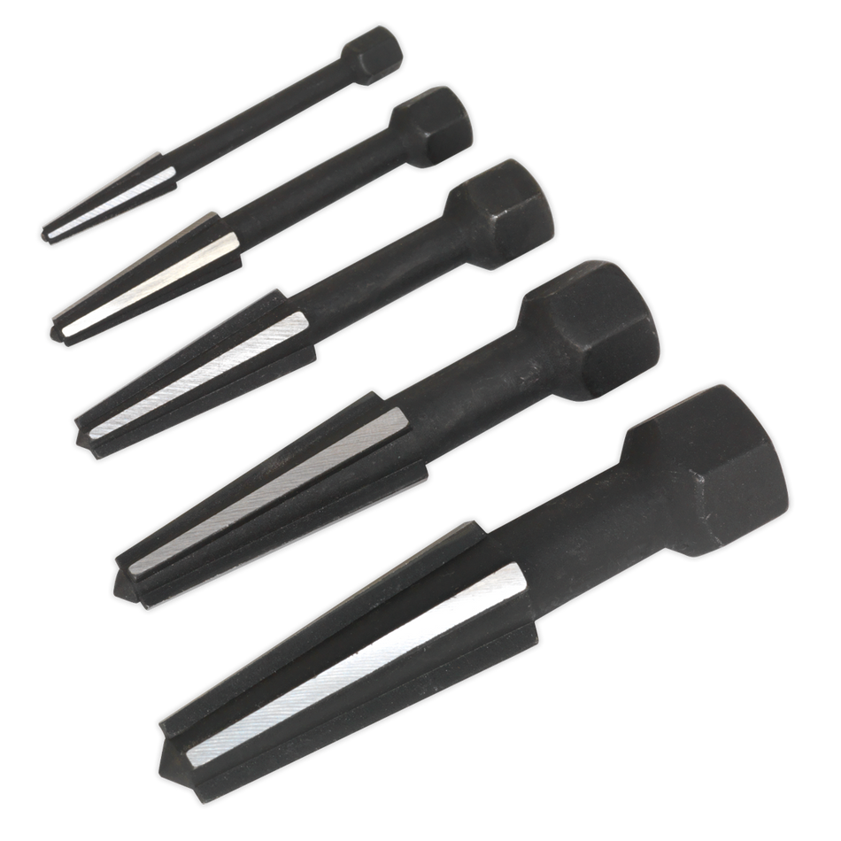 Sealey AK752 5pc Double Edge Screw Extractor Set