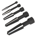 Sealey AK752 5pc Double Edge Screw Extractor Set