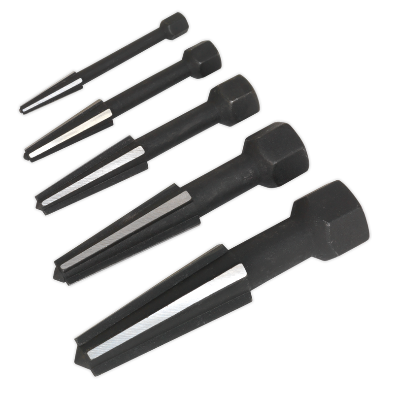 Sealey AK752 5pc Double Edge Screw Extractor Set