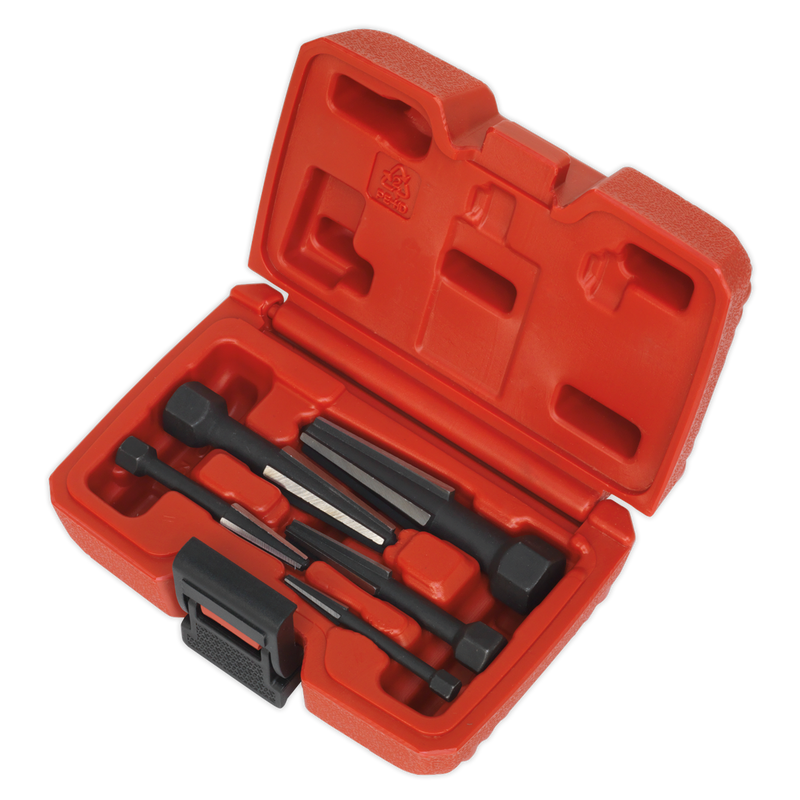 Sealey AK752 5pc Double Edge Screw Extractor Set