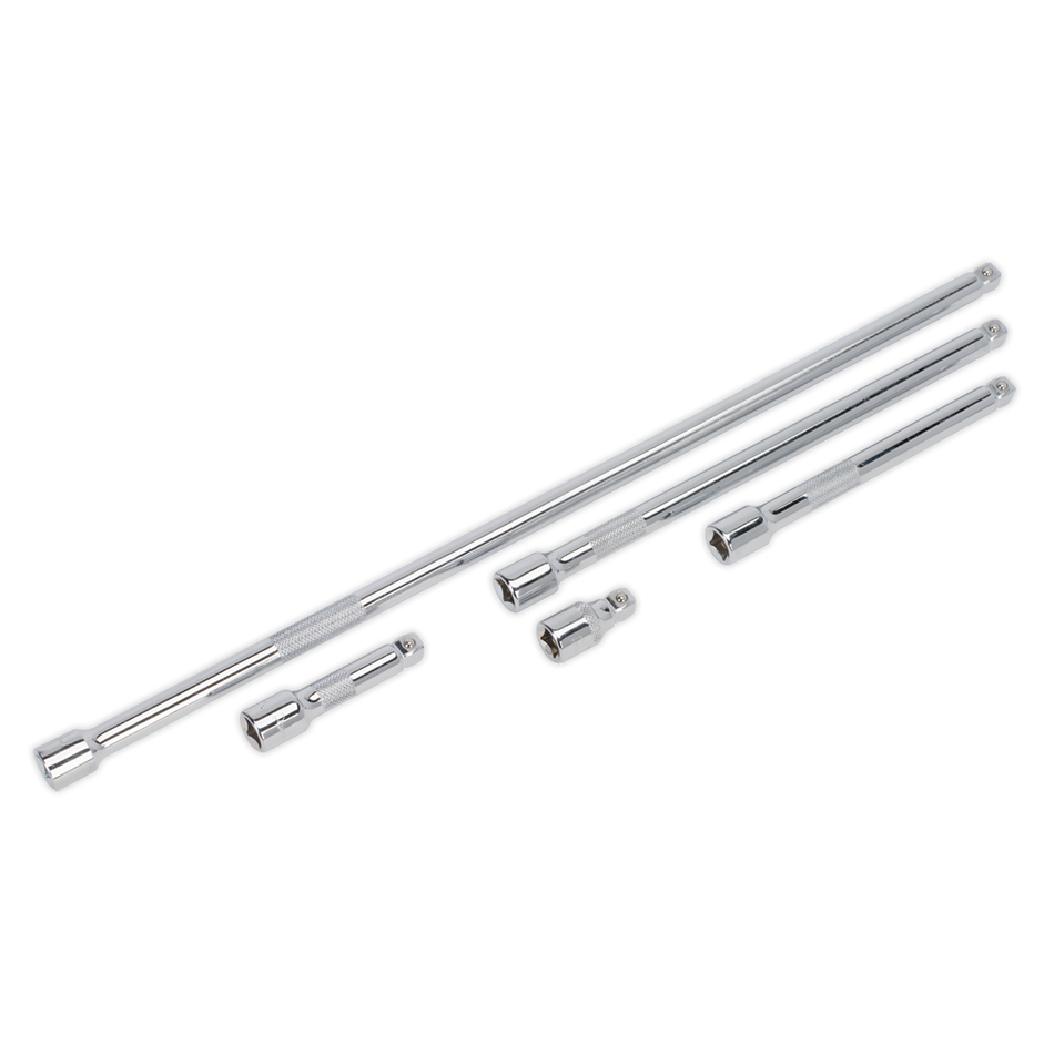 Sealey AK767 5pc 3/8"Sq Drive Wobble Extension Bar Set