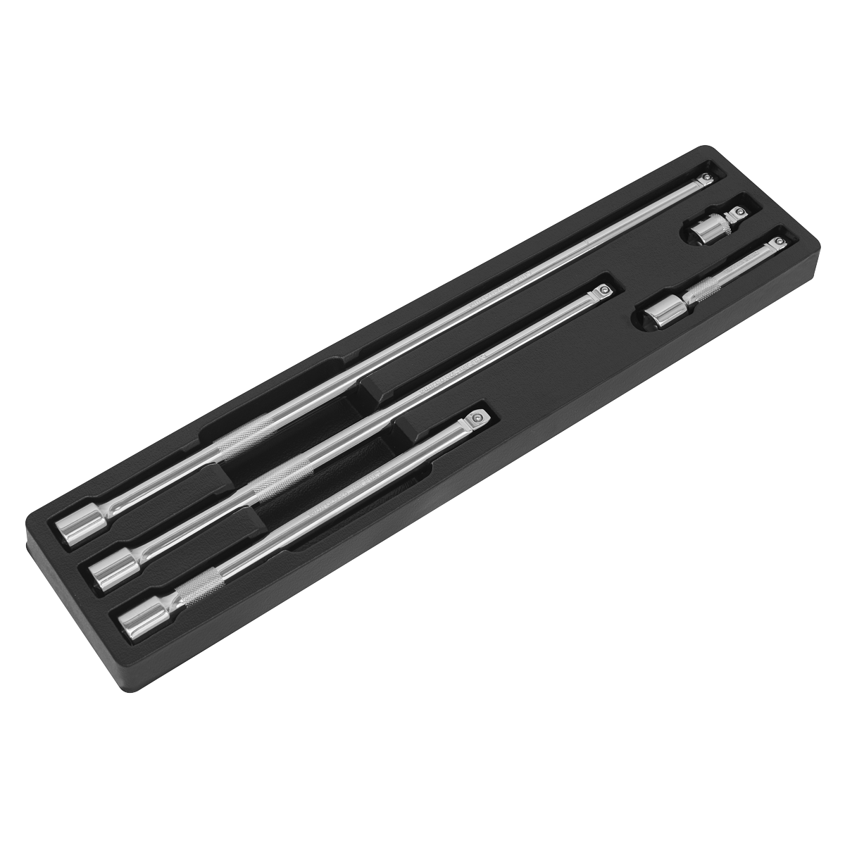 Sealey AK768 5pc 1/2"Sq Drive Wobble Extension Bar Set