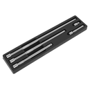 Sealey AK768 5pc 1/2"Sq Drive Wobble Extension Bar Set