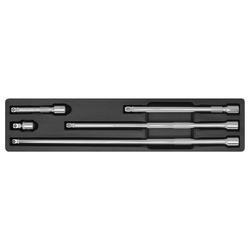 Sealey AK768 5pc 1/2"Sq Drive Wobble Extension Bar Set