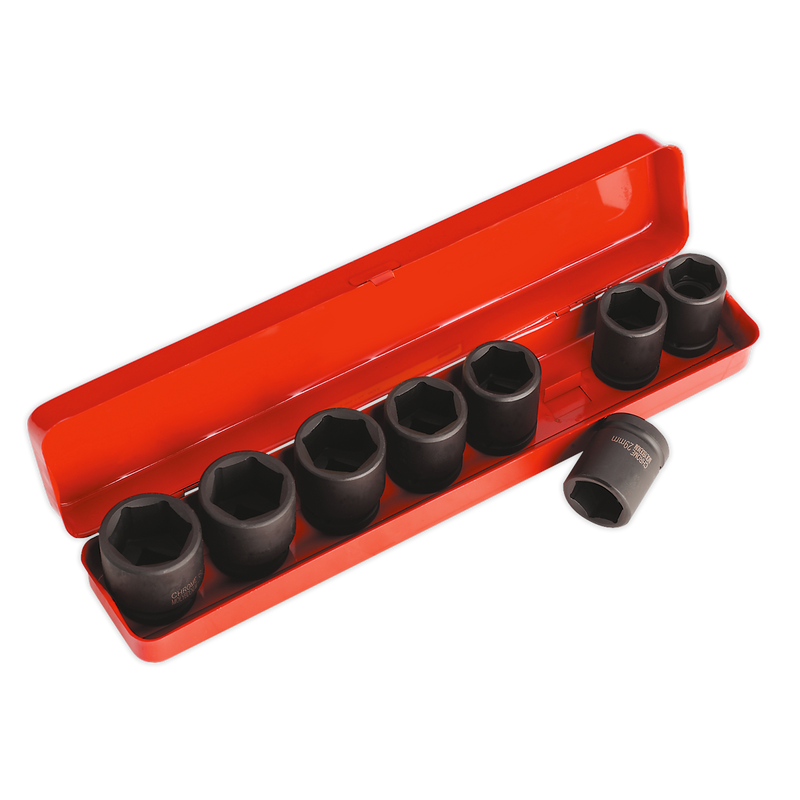 Sealey AK77/9M 8pc 3/4"Sq Drive Impact Socket Set