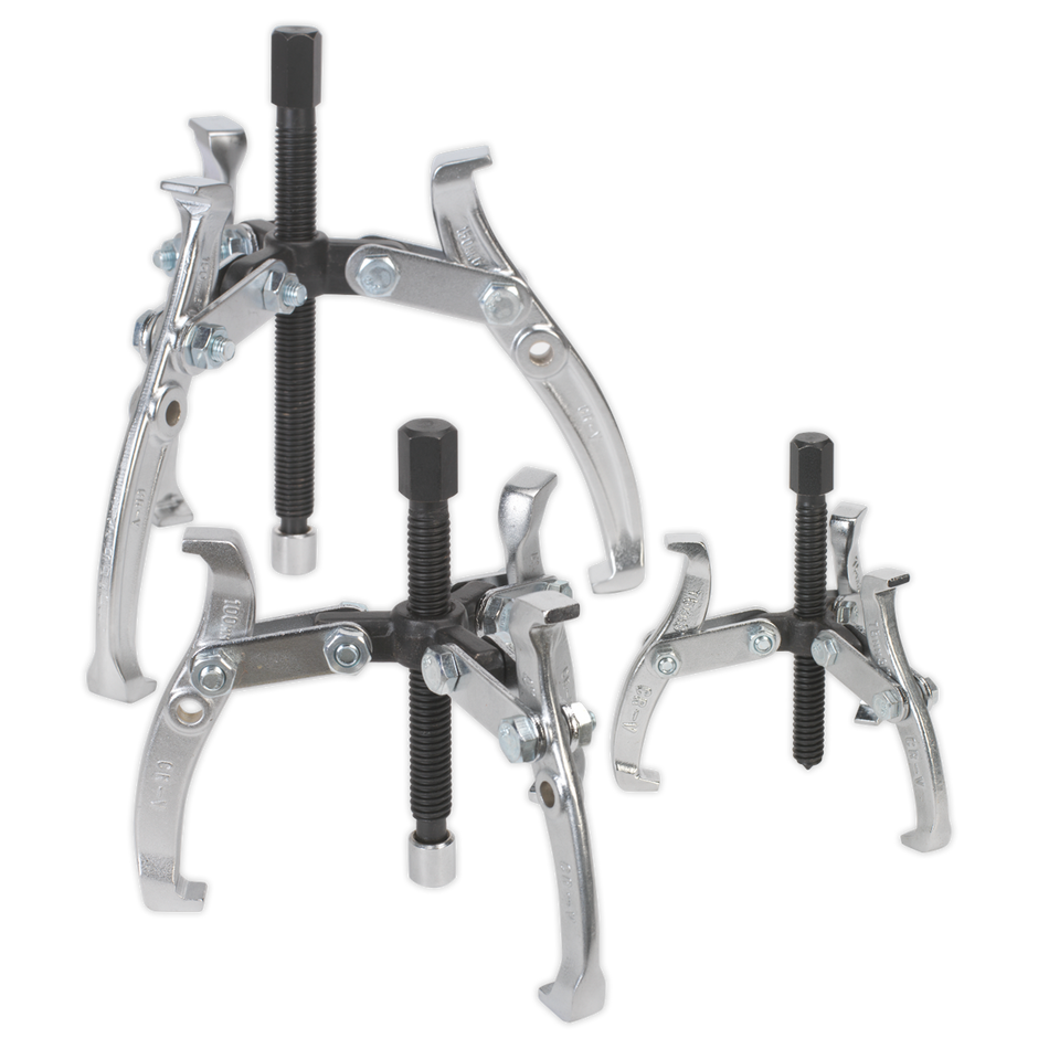 Sealey AK78 3pc Triple Leg Gear Reversible Puller Set