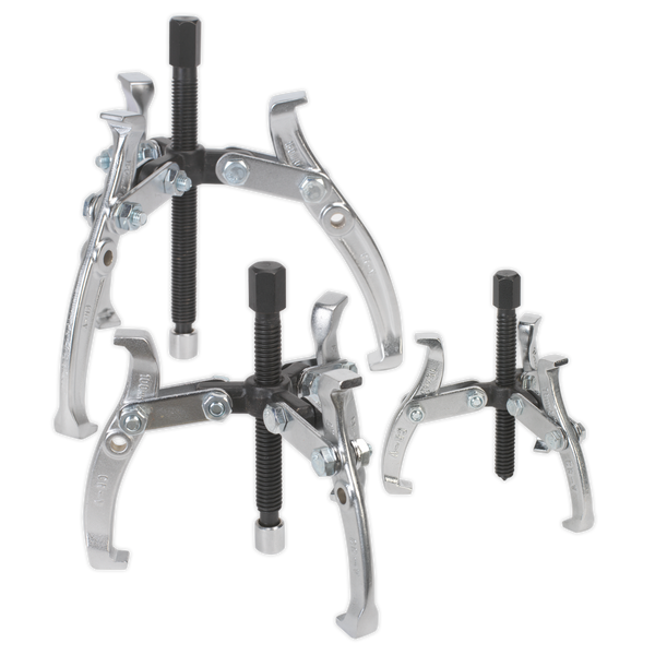 Sealey AK78 3pc Triple Leg Gear Reversible Puller Set