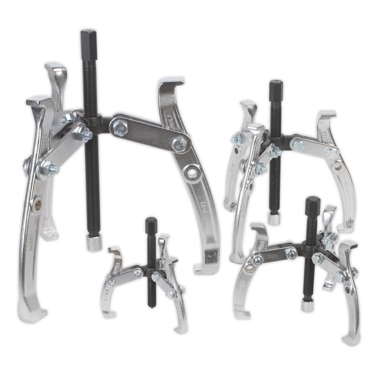 Sealey AK79 4pc Triple Leg Gear Reversible Puller Set