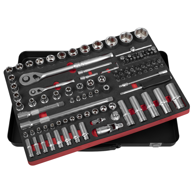 Sealey AK7926 Socket Set  1/4" & 1/2"Sq Drive 108pc - Premier Platinum Series