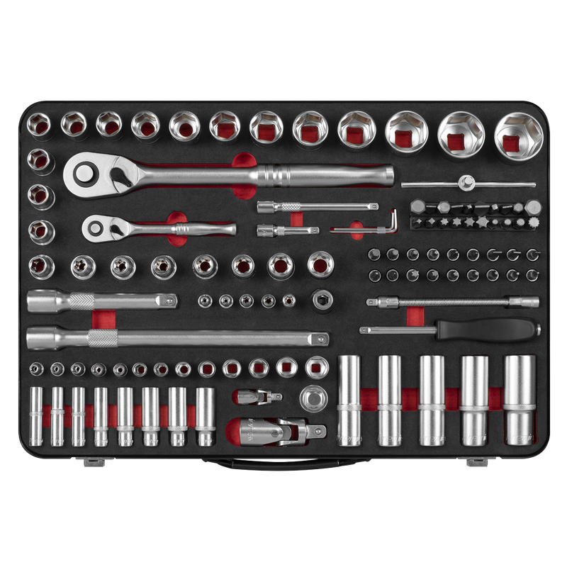 Sealey AK7926 Socket Set  1/4" & 1/2"Sq Drive 108pc - Premier Platinum Series