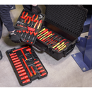 Sealey AK7938 50pc 3/8"Sq Drive 1000V Insulated Tool Kit