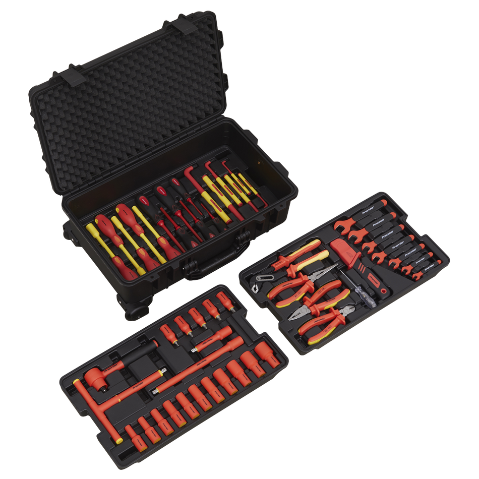 Sealey AK7938 50pc 3/8"Sq Drive 1000V Insulated Tool Kit