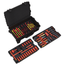 Sealey AK7938 50pc 3/8"Sq Drive 1000V Insulated Tool Kit