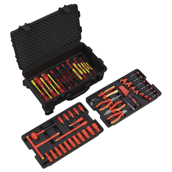 Sealey AK7938 50pc 3/8"Sq Drive 1000V Insulated Tool Kit