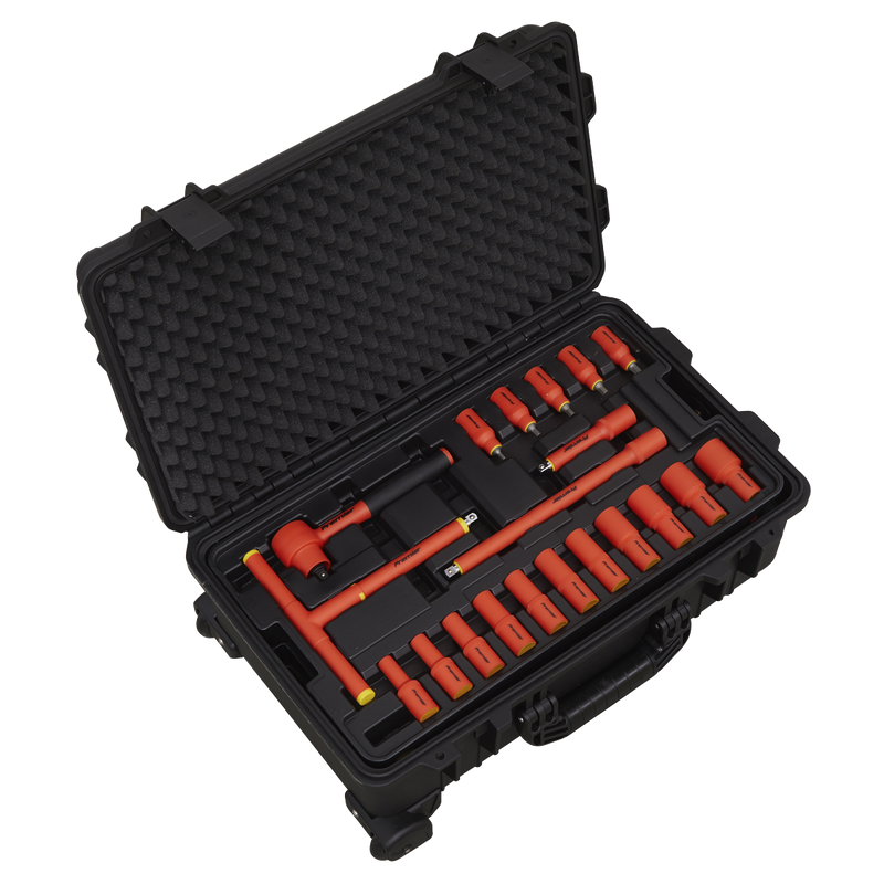 Sealey AK7938 50pc 3/8"Sq Drive 1000V Insulated Tool Kit