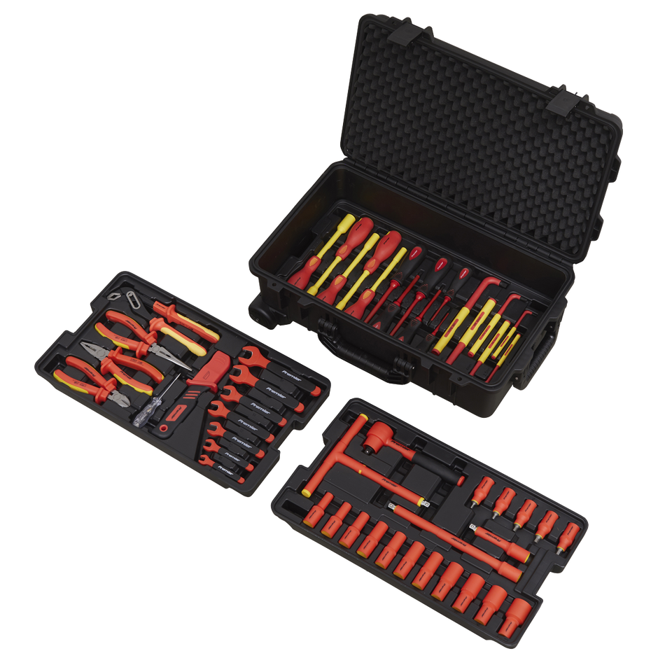Sealey AK7938 50pc 3/8"Sq Drive 1000V Insulated Tool Kit