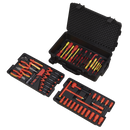 Sealey AK7938 50pc 3/8"Sq Drive 1000V Insulated Tool Kit
