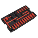 Sealey AK7938 50pc 3/8"Sq Drive 1000V Insulated Tool Kit
