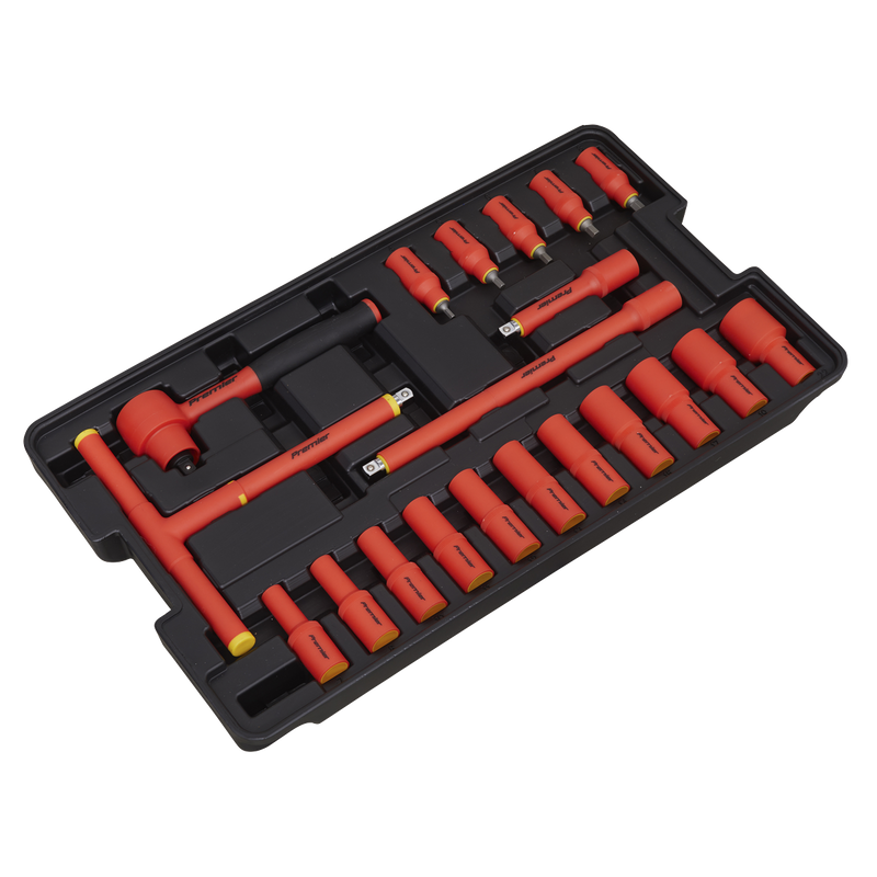 Sealey AK7938 50pc 3/8"Sq Drive 1000V Insulated Tool Kit