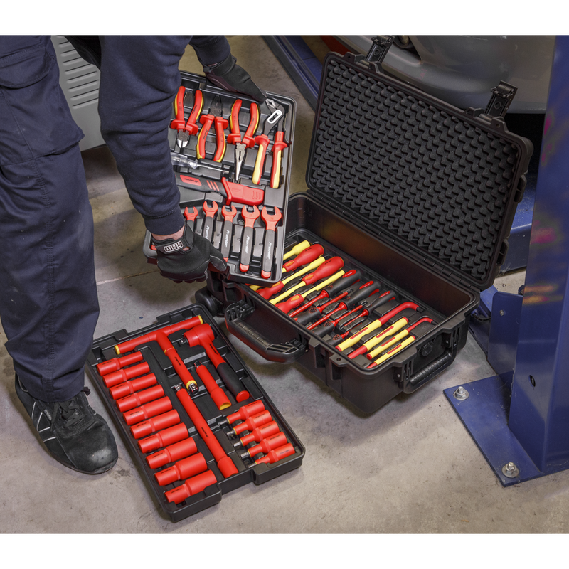 Sealey AK7939 49pc 1/2"Sq Drive 1000V Insulated Tool Kit