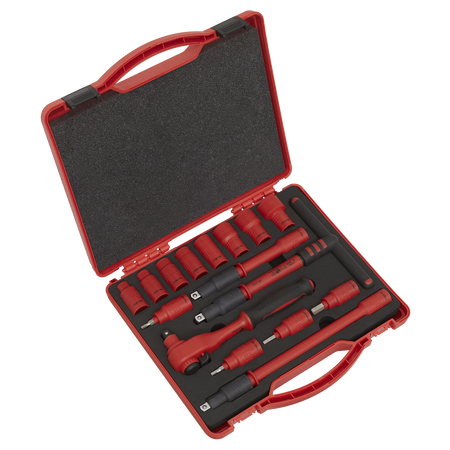 Sealey AK7940 16pc 3/8"Sq Drive Insulated Socket Set - VDE Approved