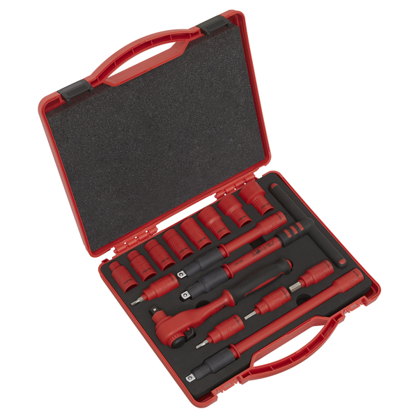 Sealey AK7940 16pc 3/8"Sq Drive Insulated Socket Set - VDE Approved