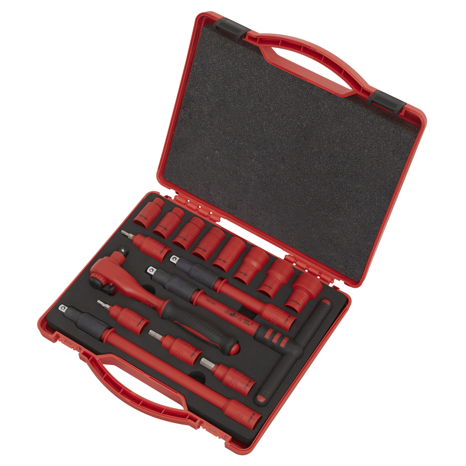 Sealey AK7940 16pc 3/8"Sq Drive Insulated Socket Set - VDE Approved