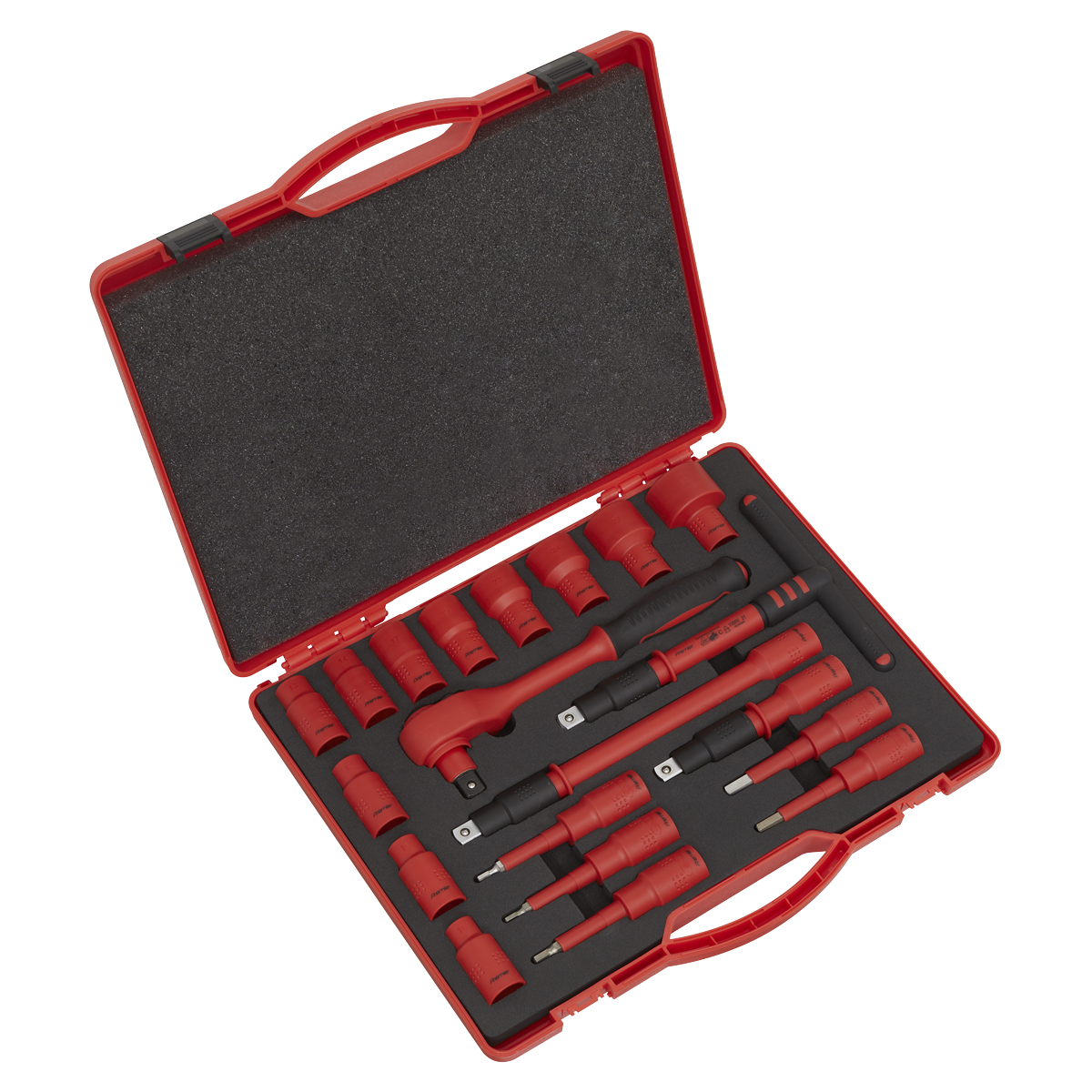 Sealey AK7941 20pc 1/2"Sq Drive Insulated Socket Set - VDE Approved