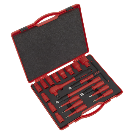 Sealey AK7941 20pc 1/2"Sq Drive Insulated Socket Set - VDE Approved