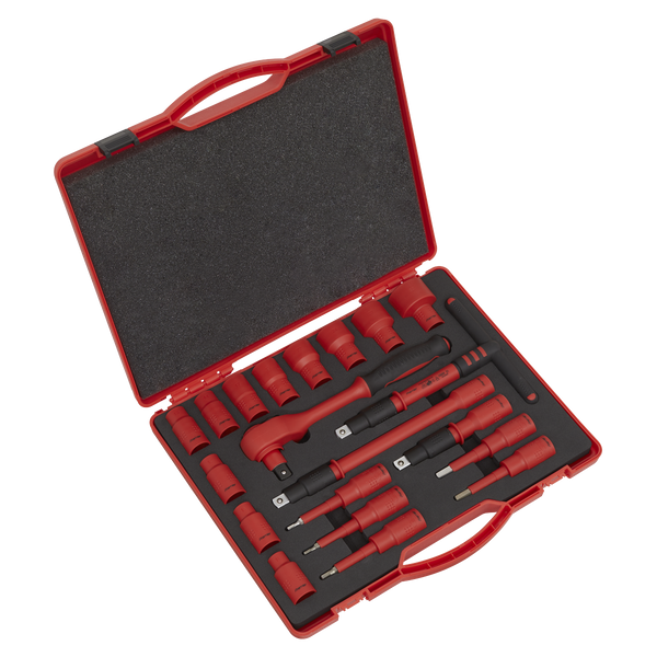 Sealey AK7941 20pc 1/2"Sq Drive Insulated Socket Set - VDE Approved