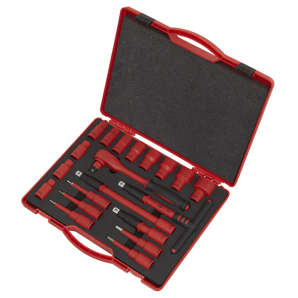 Sealey AK7941 20pc 1/2"Sq Drive Insulated Socket Set - VDE Approved