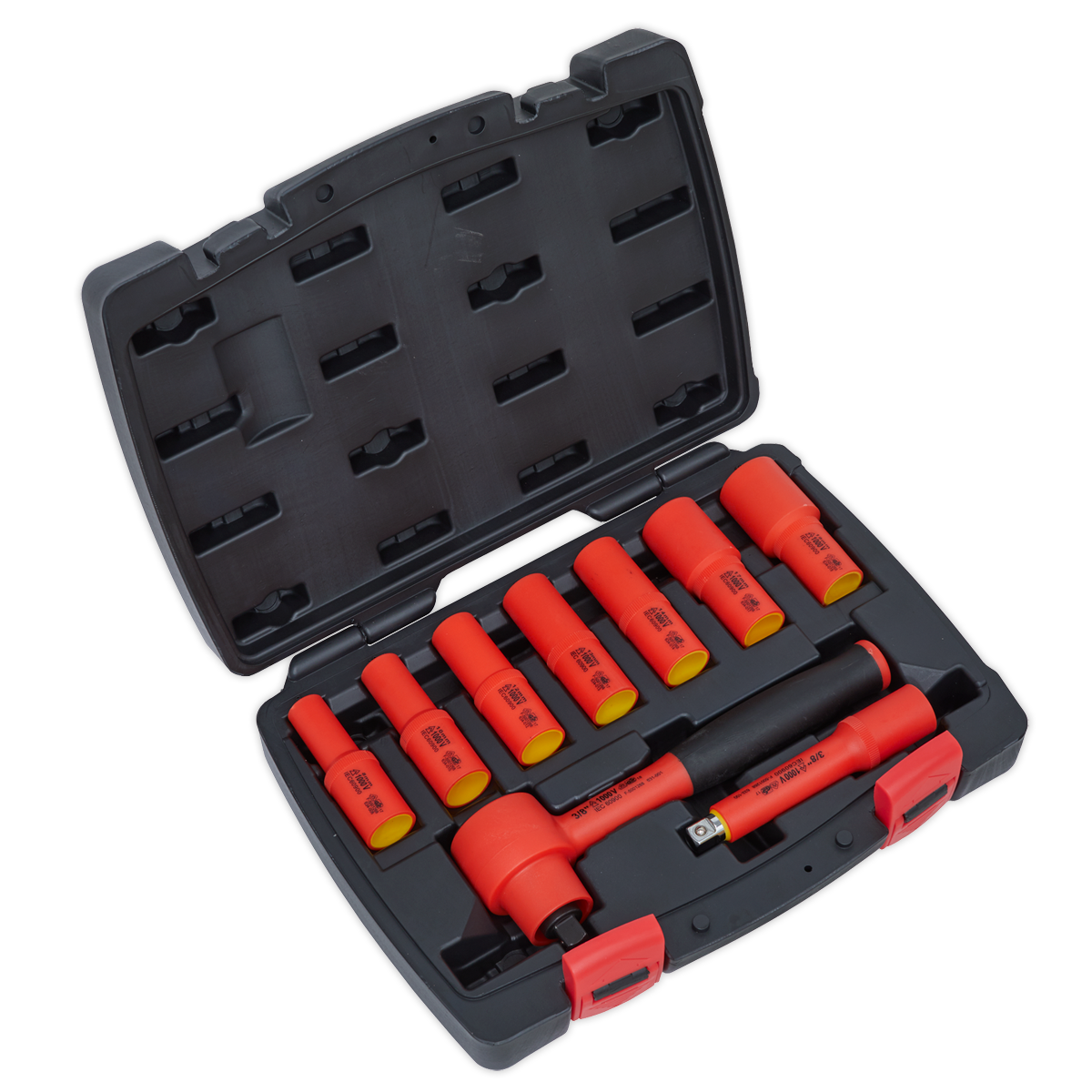 Sealey AK7942 9pc 3/8"Sq Drive Insulated Socket Set - VDE Approved