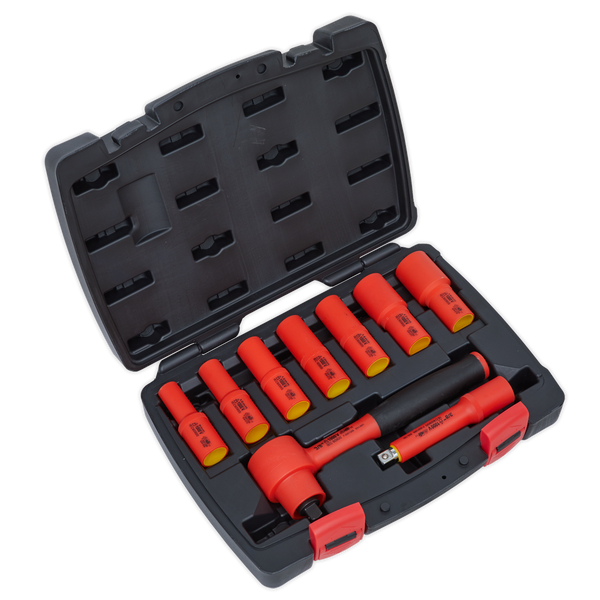 Sealey AK7942 9pc 3/8"Sq Drive Insulated Socket Set - VDE Approved