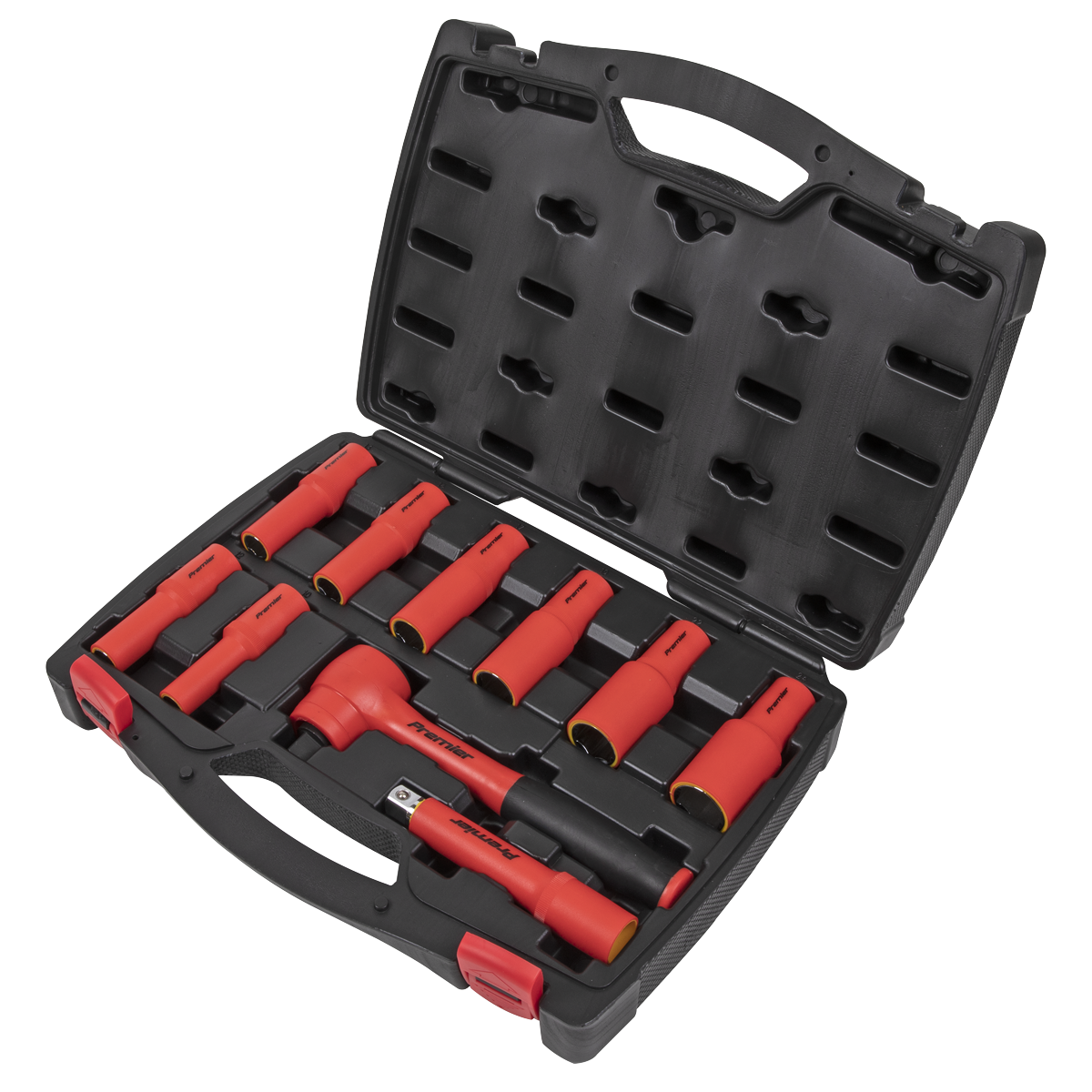 Sealey AK7943 10pc 1/2"Sq Drive Insulated Socket Set - VDE Approved
