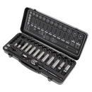 Sealey AK7971 34pc 3/8"Sq Drive Socket Set - Black Series