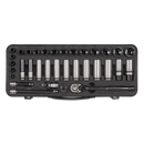 Sealey AK7971 34pc 3/8"Sq Drive Socket Set - Black Series