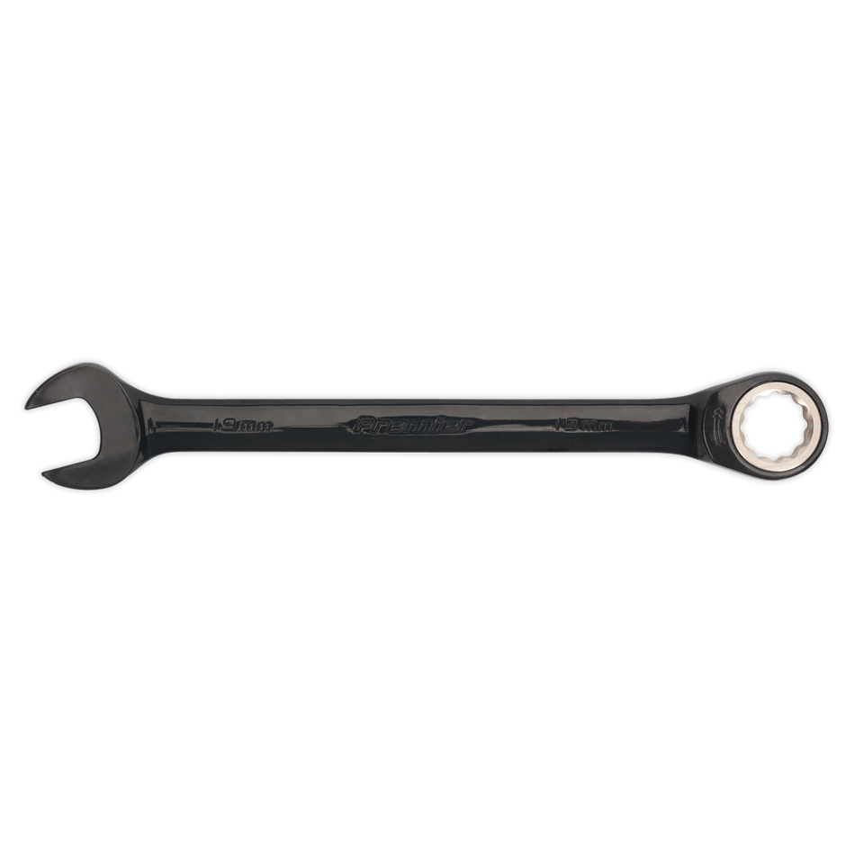 Sealey AK7978 7pc Combination Ratchet Spanner Set - Black Series