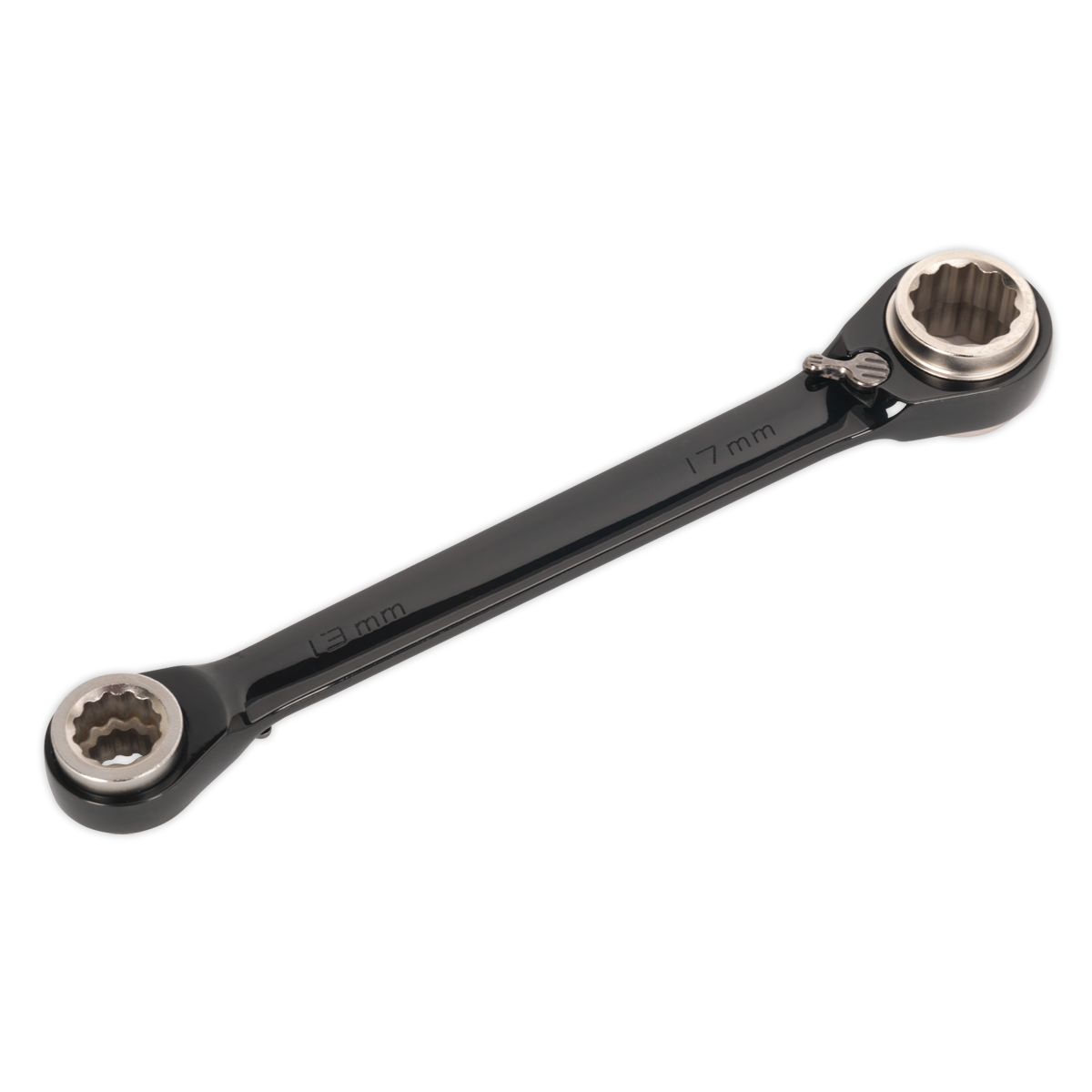 Sealey AK7979 4-in-1 Reversible Ratchet Ring Spanner - Black Series