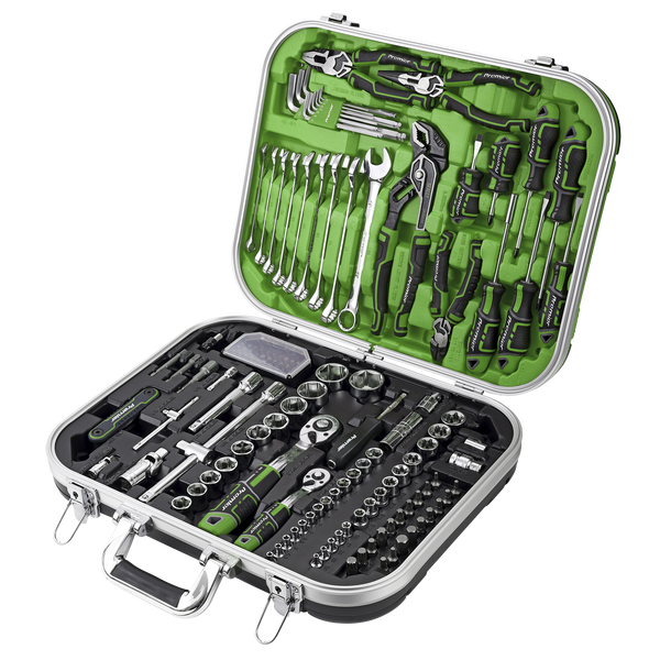Sealey AK7980HV Mechanic's Tool Kit 144pc Hi-Vis Green