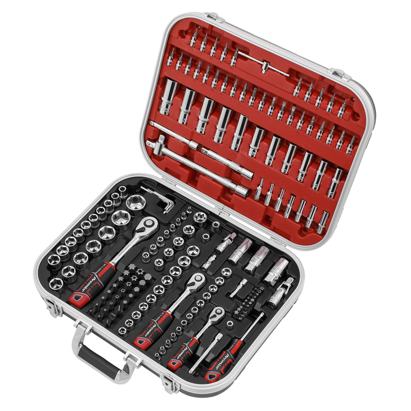 Sealey AK7981 Socket Set 172pc 1/4", 3/8" & 1/2"Sq Drive WallDrive
