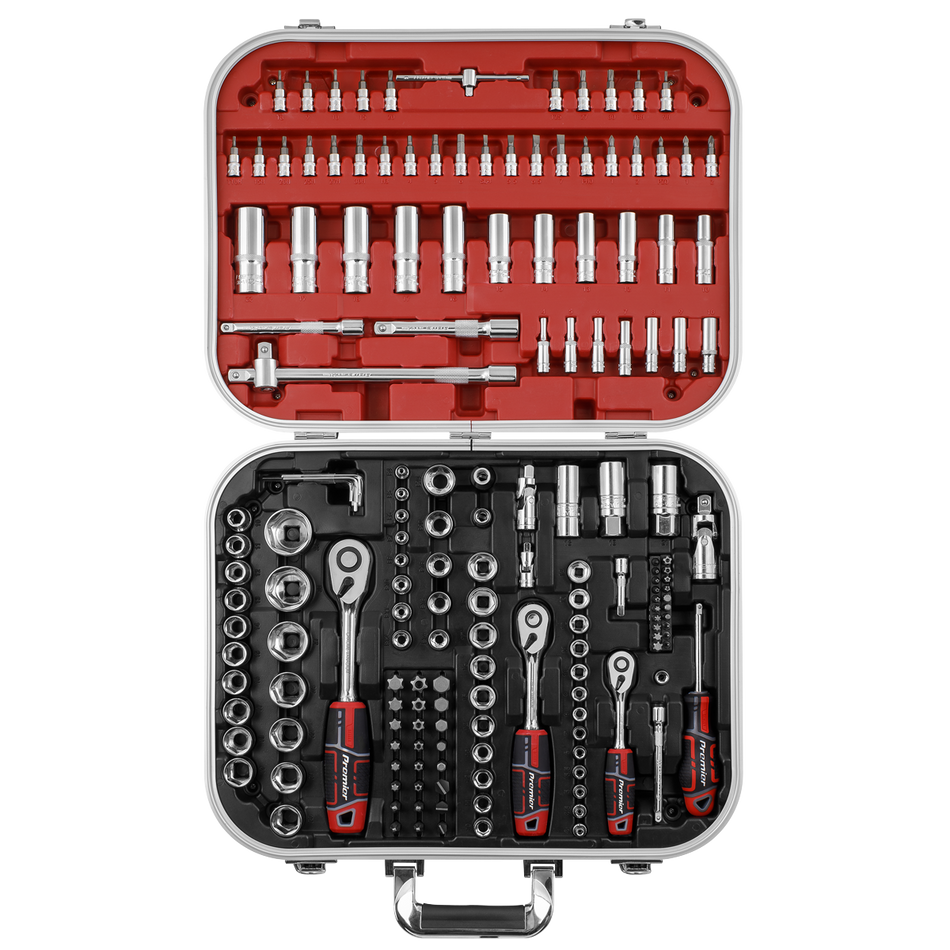 Sealey AK7981 Socket Set 172pc 1/4", 3/8" & 1/2"Sq Drive WallDrive