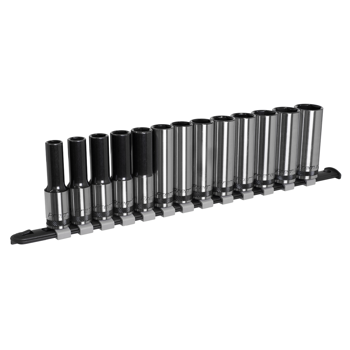 Sealey AK7995 13pc 1/2"Sq Drive Deep Socket Set - Black Series