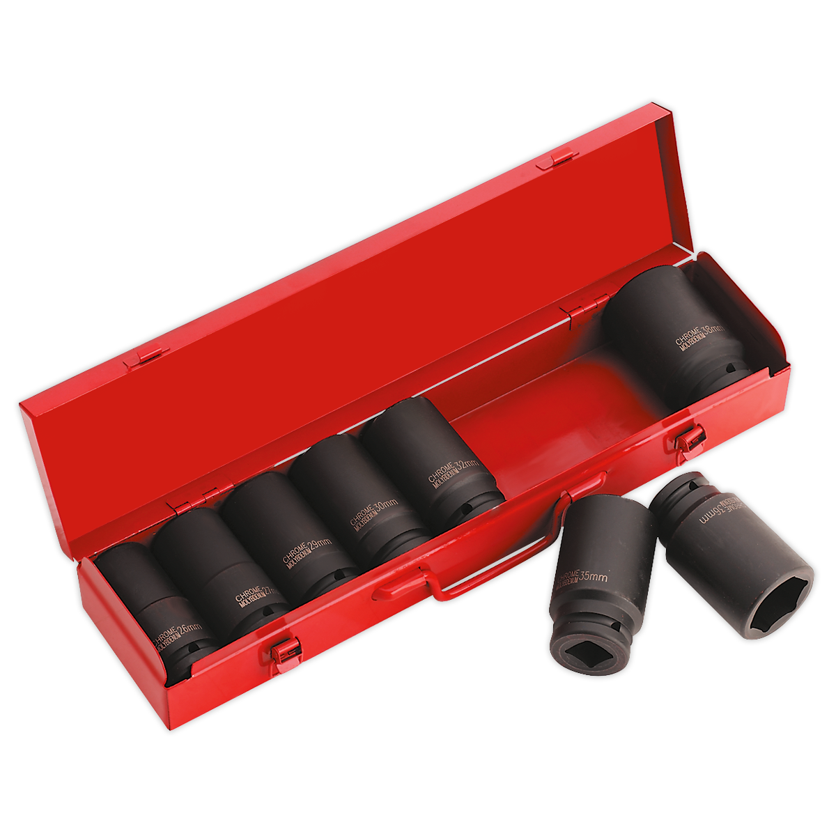 Sealey AK80/9M 8pc 3/4"Sq Drive Deep Impact Socket Set