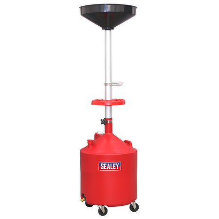 Sealey AK80D 80L Mobile Oil Drainer Gravity Discharge