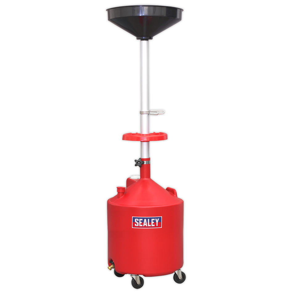 Sealey AK80D 80L Mobile Oil Drainer Gravity Discharge