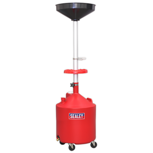 Sealey AK80D 80L Mobile Oil Drainer Gravity Discharge