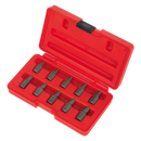 Sealey AK8181 10pc Multi-Spline Screw Extractor Set